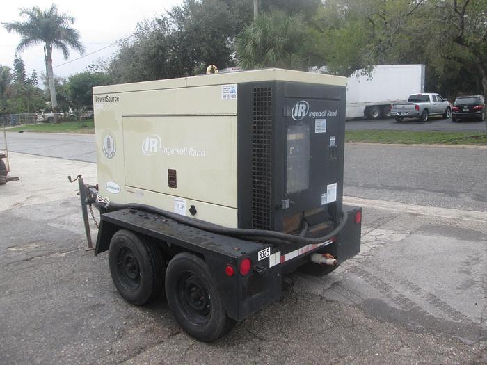 Used 2007 Ingersoll Rand 66KW Trailer Mounted Generator