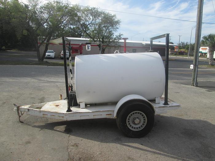 Used 500 Gallon Trailer Mounted Fuel Tank