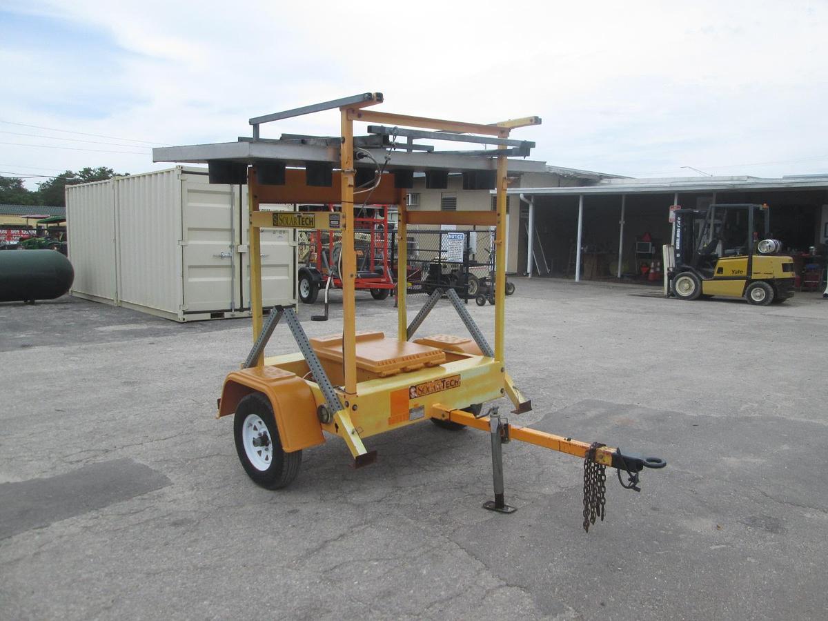 Used Solar Tech Arrow Board Trailer
