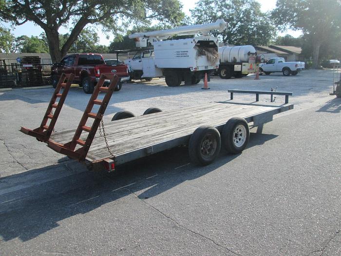 Used 2001 7x18 Anderson Equipment Trailer