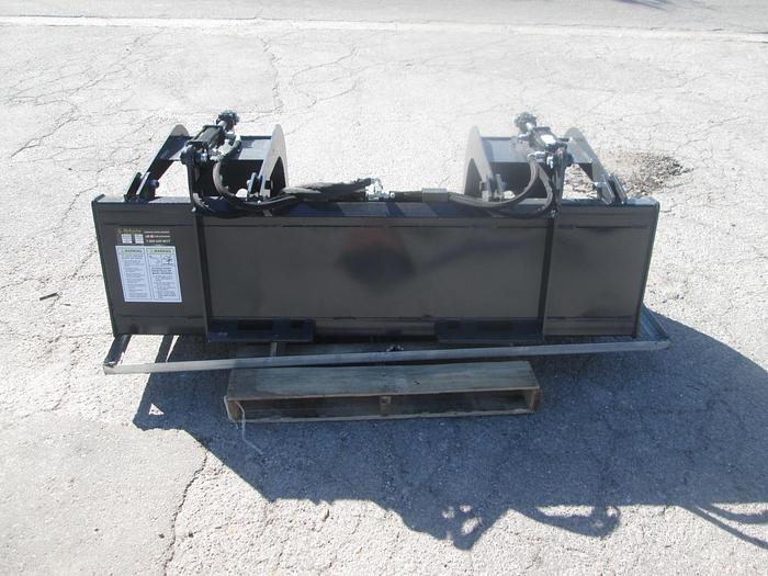 Used New 72" Skid Steer Grapple Bucket