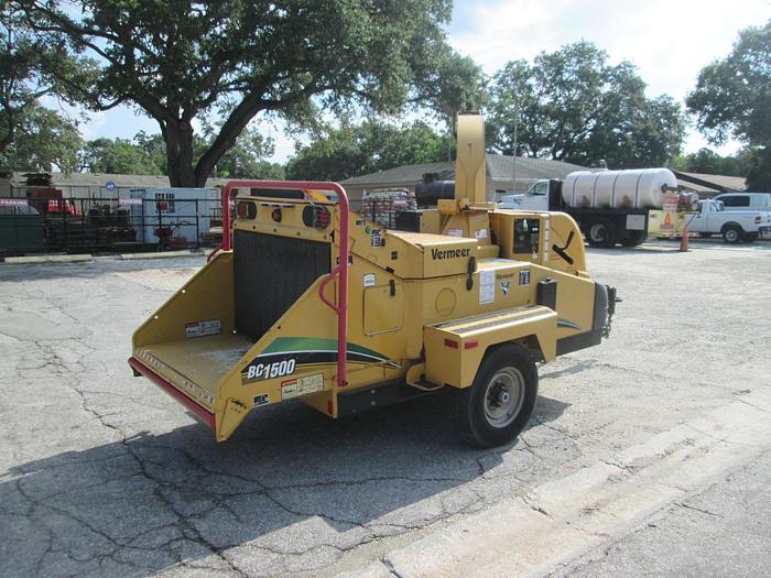 Used 2012 Vermeer BC1500 Wood Chipper