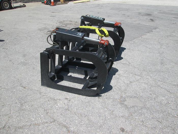 Used New 60" Skid Steer Grapple Rake