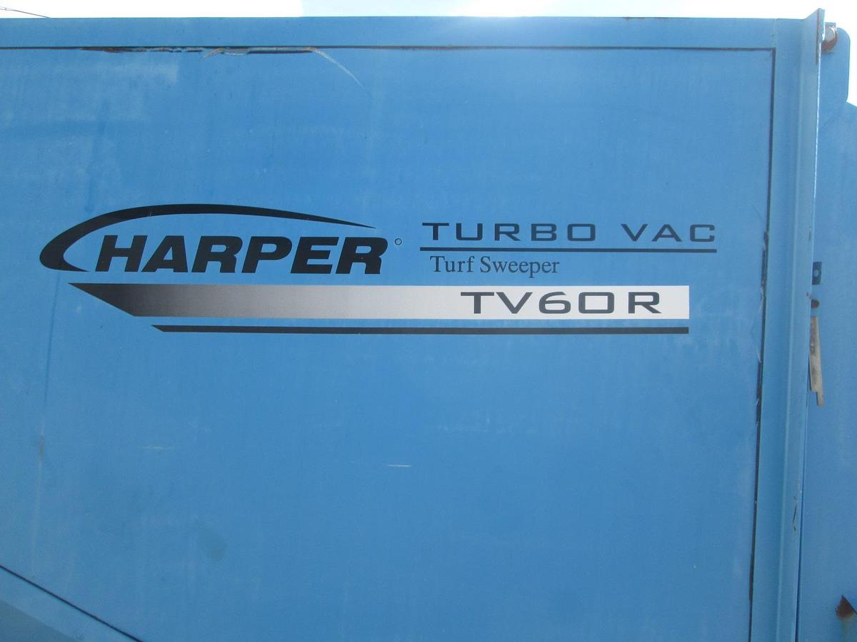 Used Harper TV60R Pull Behind Yard Turf Vac
