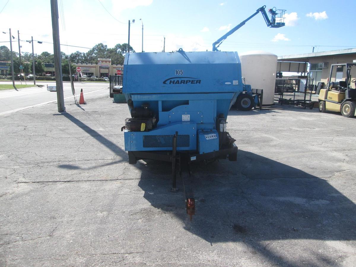 Used Harper TV60R Pull Behind Yard Turf Vac