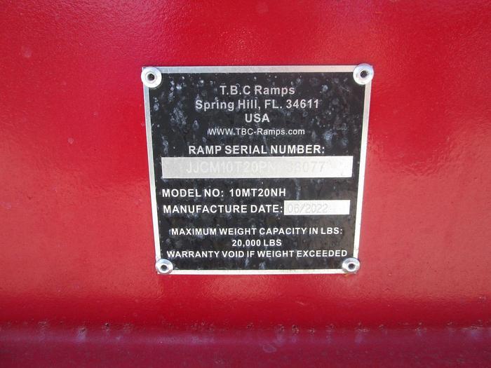 Used 2022 TBC 35' Portable Loading Ramp