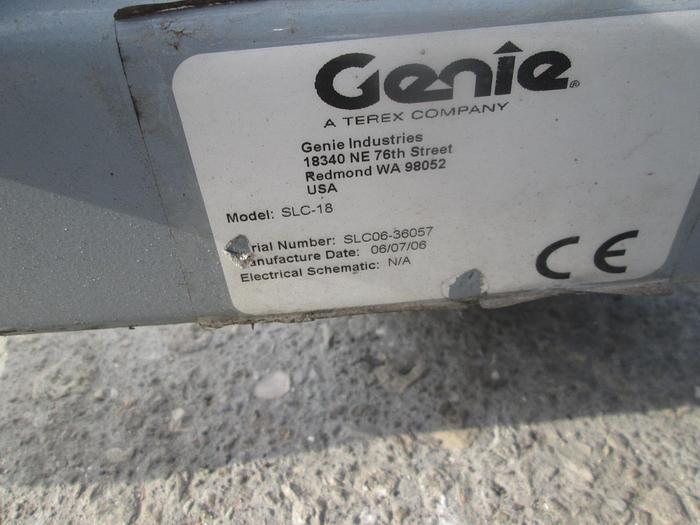 Used Genie SLC-18 Material Lift