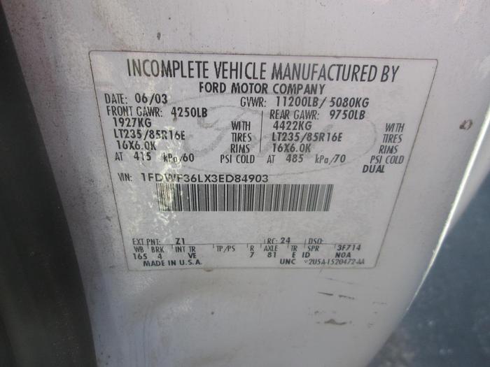 Used 2003 Ford F350 Dump Truck