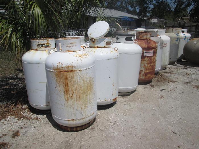 Used 120 Gallon Stand Up Propane Tank
