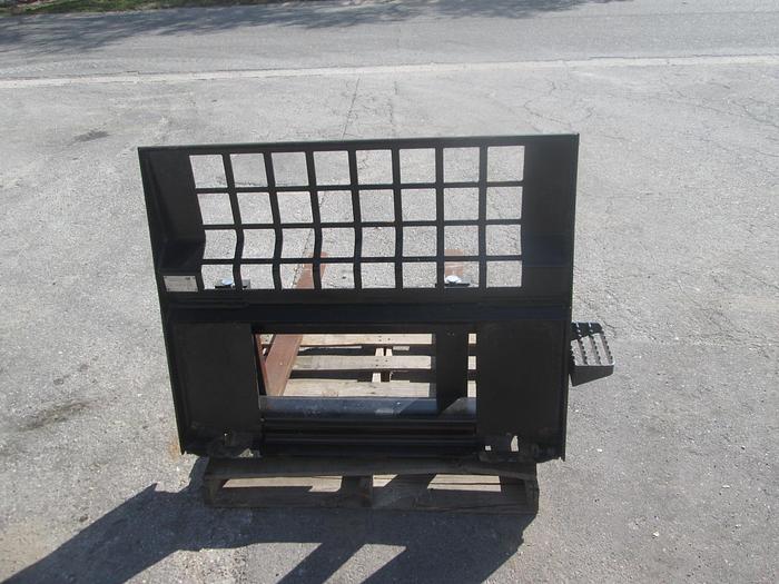 Used 48" Caterpillar Skid Steer Fork Attachment