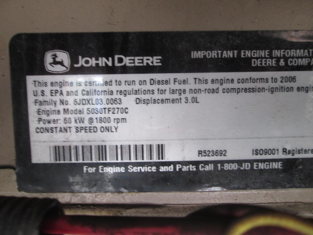 Used 2006 Godwin 45KW Mobile Generator