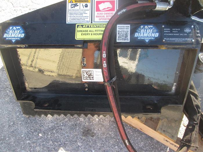 Used 2024 Blue Diamond Mini Skid Steer Log Grapple