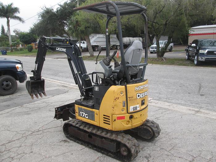 Used 2016 John Deere 17 G Mini Excavator