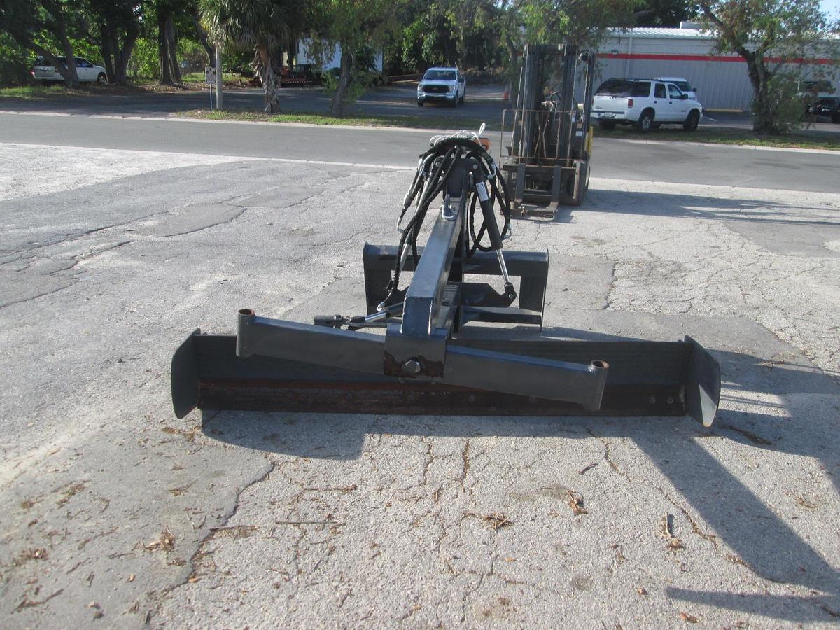 Used 8' Skid Steer Grader Blade Attachment