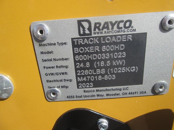 New 2023 Boxer 600HD Diesel Mini Skid Steer