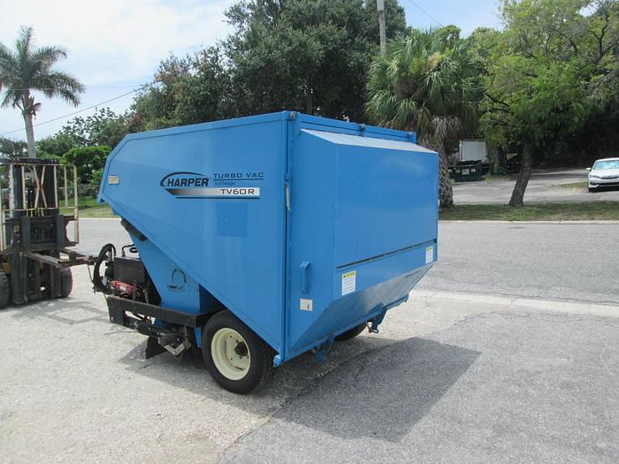 Used 2010 Harper TV60R Pull Behind Turf Vac