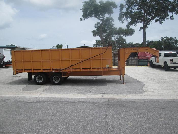 Used 2005 Anderson 20' Dump Trailer