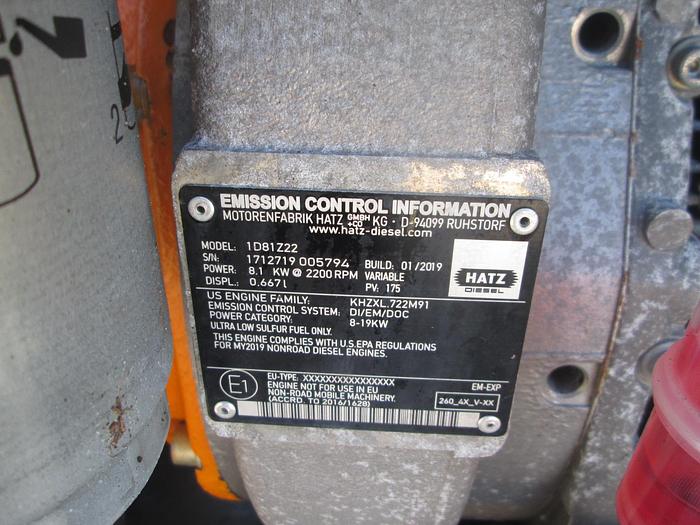 Used 2016 Hudig AQV100 4" Water Pump