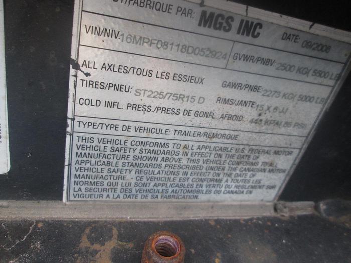 Used 2008 Godwin 4" Trailer Mounted Water Pump