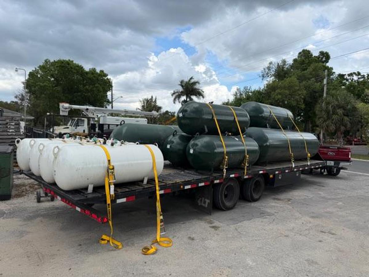 Used 250 Gallon Propane Tank