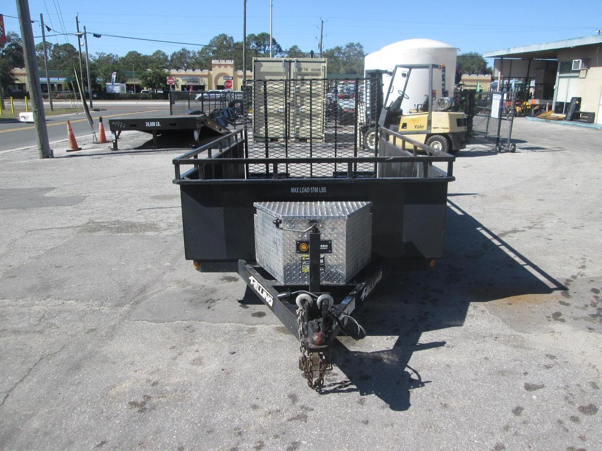 Used 2015 Felling FT71 6'X12' Utility Trailer