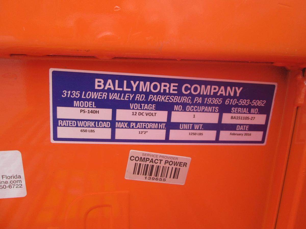 Used 2016 Ballymore PS-140H Power Stocker