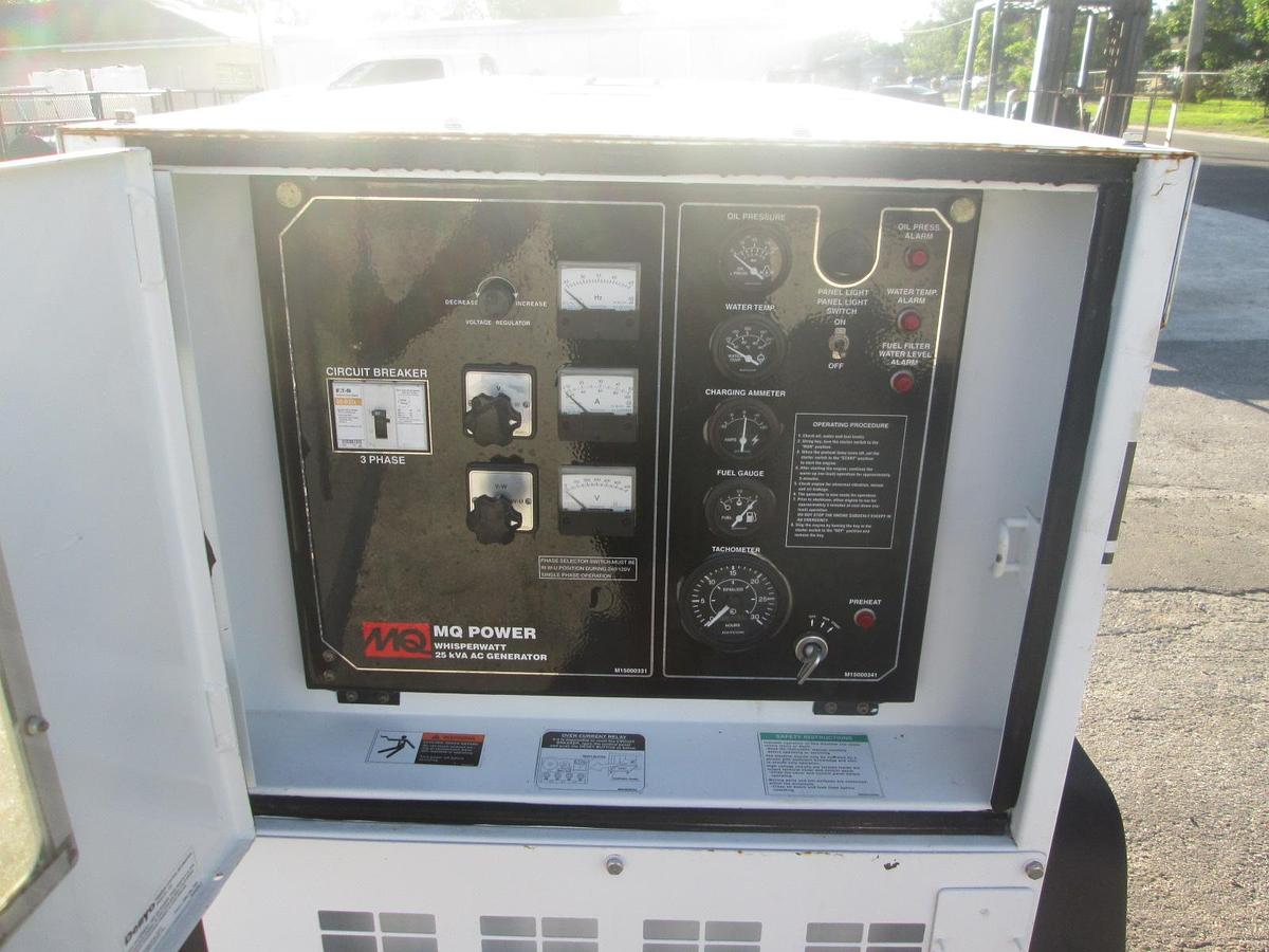 Used 2013 Multiquip 20KW Trailer Mounted Generator