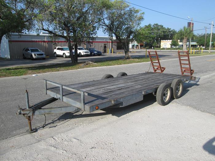 Used 2001 7x18 Anderson Equipment Trailer