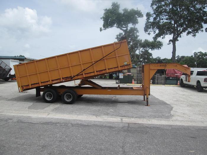 Used 2005 Anderson 20' Dump Trailer
