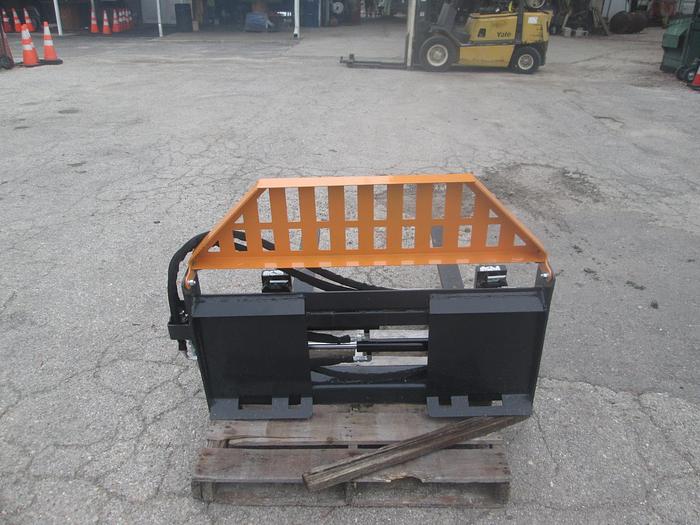 New Hydraulic 48" Skid Steer Fork Attachment