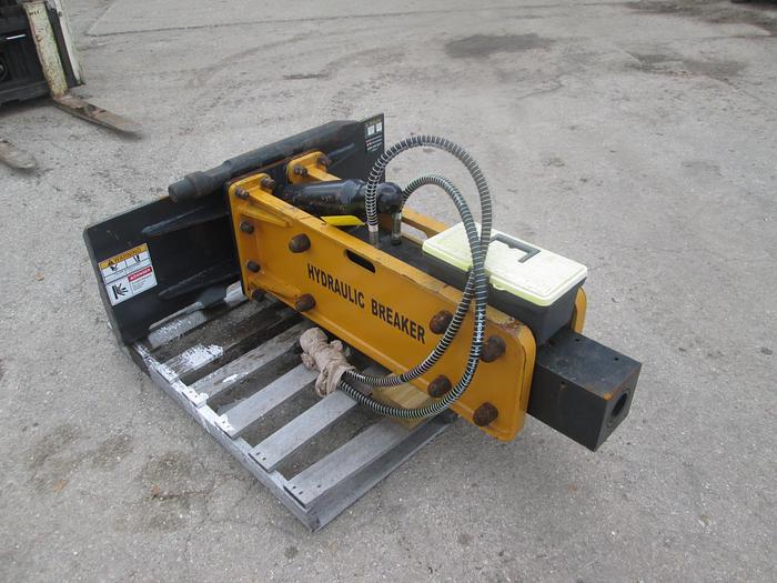 Used New Wolverine ZW-750 Hydraulic Skid Steer Breaker