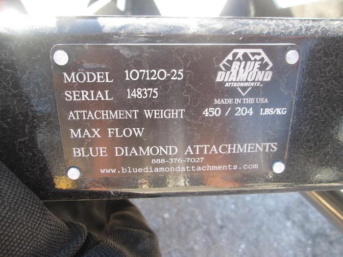 Used New 60" Blue Diamond Mini Skid Steer Root Grapple