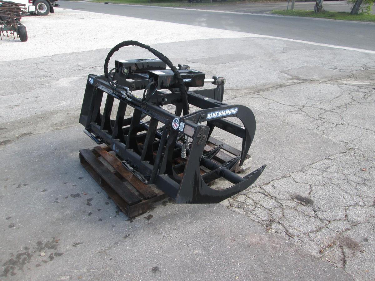 Used Blue Diamond 66" Skid Steer Grapple 