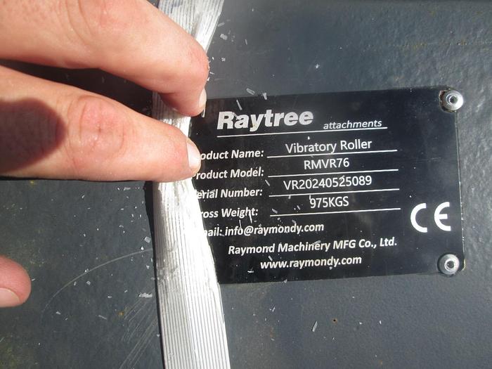 Used New 76" Skid Steer Vibratory Roller