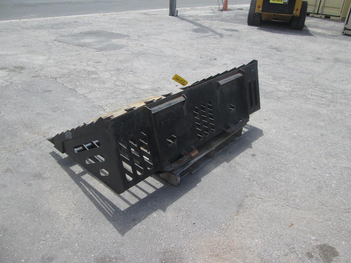 Used 6' Skid Steer Rock Bucket