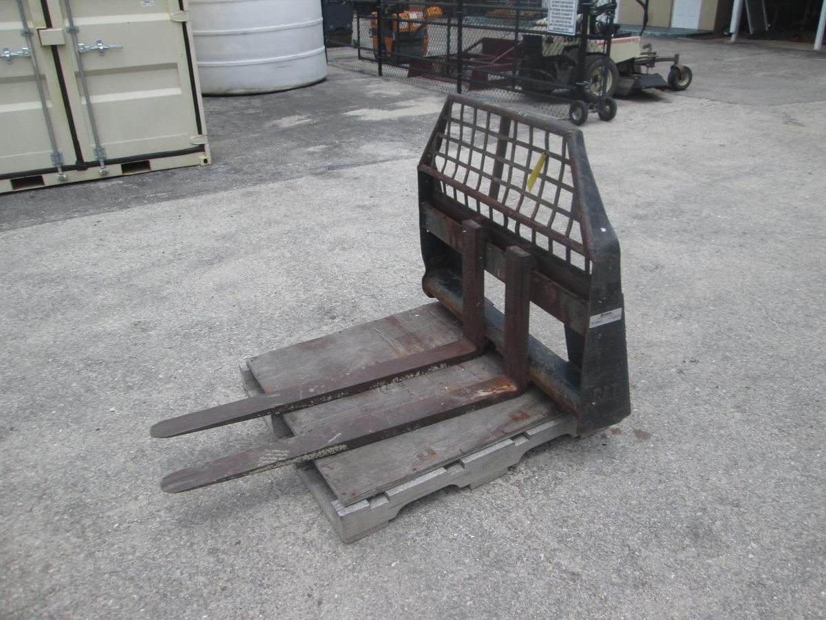 Used Used Caterpillar Skid Steer Forks