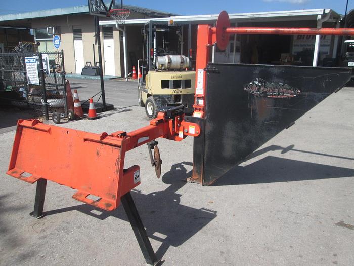 Used 48" Skid Steer Silt Fence Plow