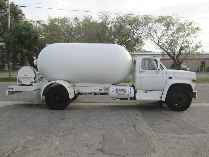 Used 1988 Chevy C70 Propane Delivery Tanker Truck