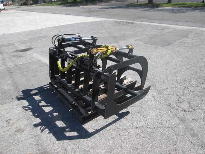 Used New 60" Skid Steer Grapple Rake