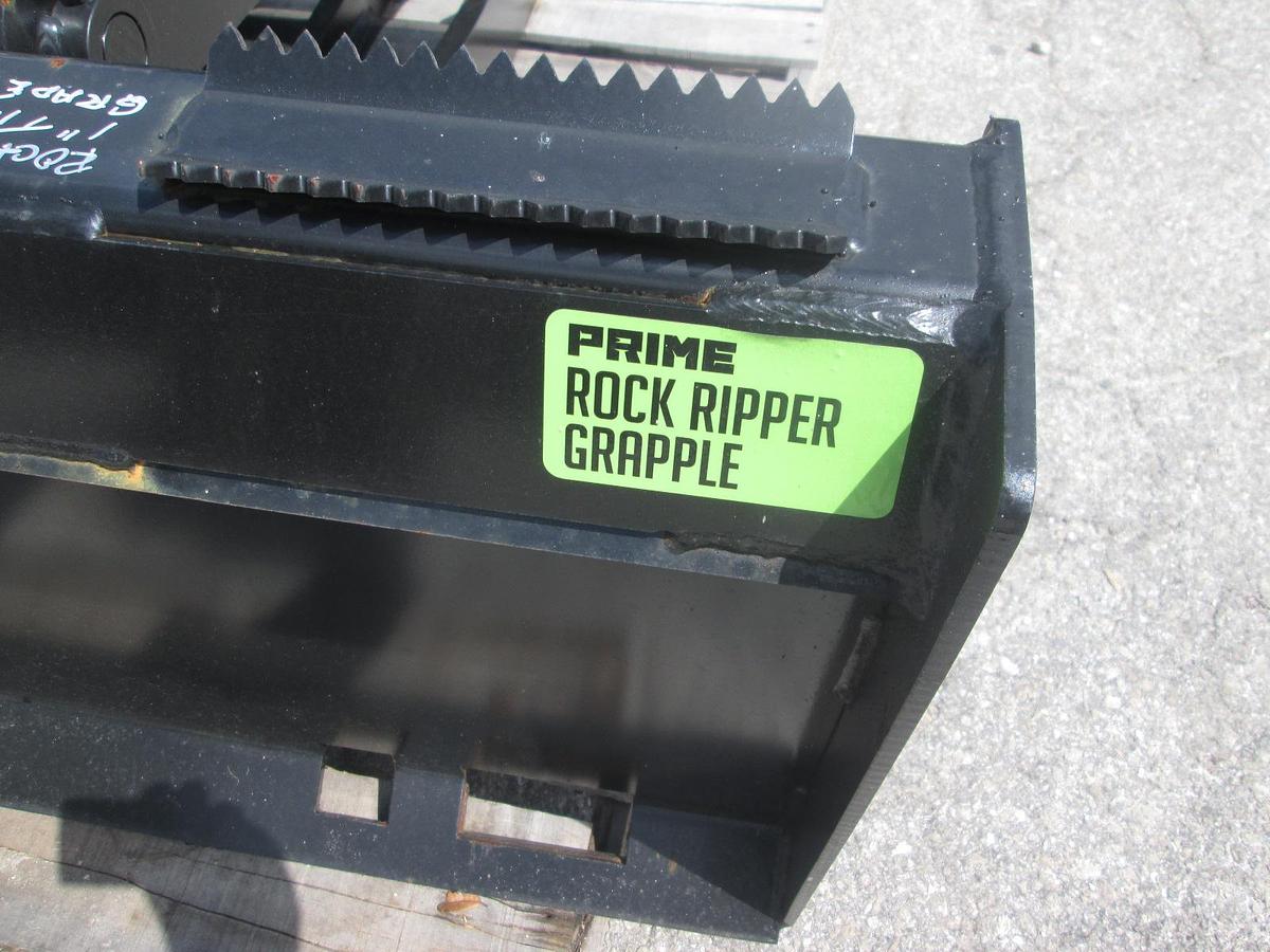 New Prime Skid Steer Rock & Stump Grapple