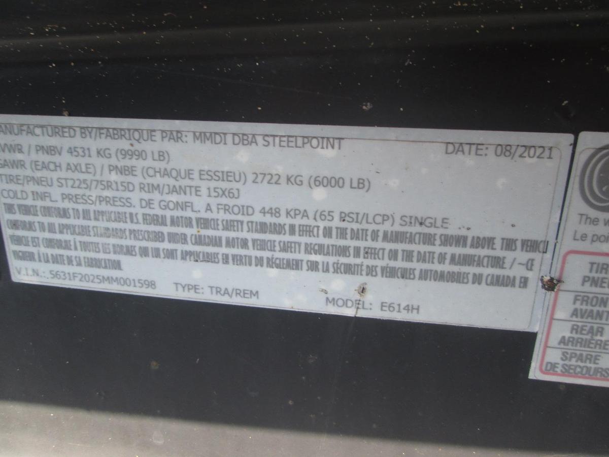 Used 2021 MMDI 14' Utility Trailer