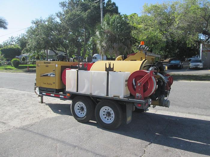Used 2014 Vermeer Low Pro Air 533SDT Vac Tron Sewer Vac Trailer