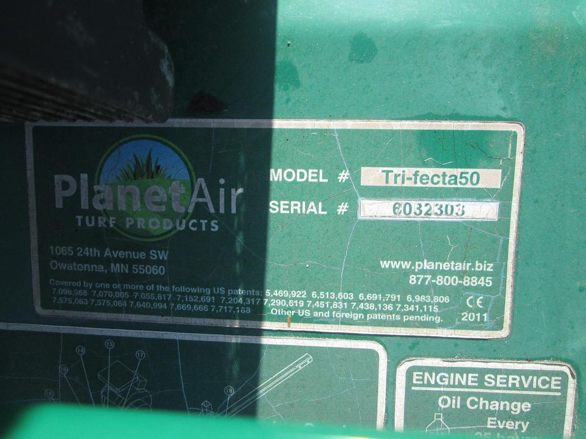 Used Planet Air Trifecta Pull Behind Aerator