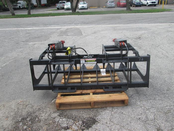 New 72" Skid Steer Grapple Rake