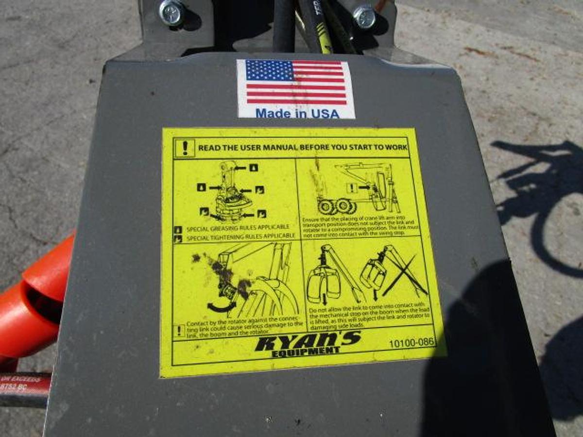 Used Ryan's Equipment Mini Skid Steer Grapple