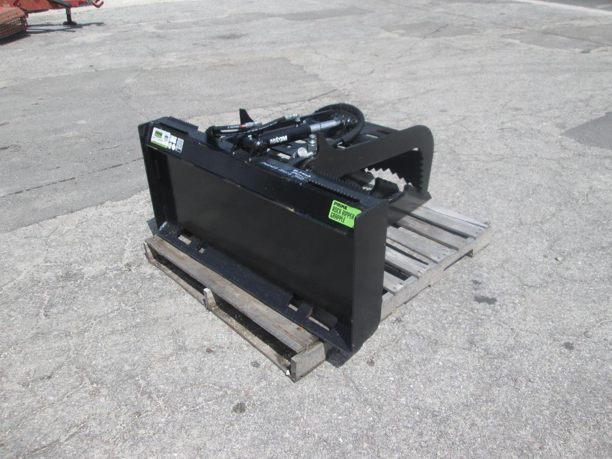 New Prime Skid Steer Rock & Stump Grapple