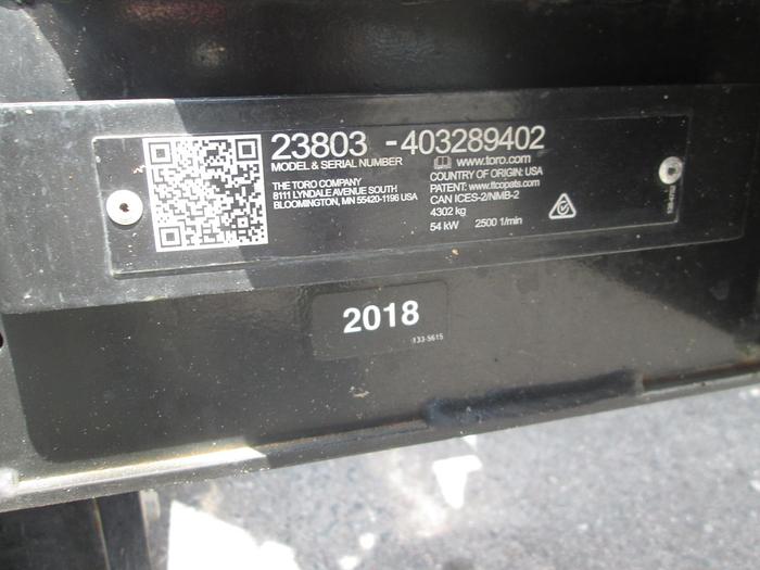 Used 2018 Toro DD2226 Directional Drilling Machine