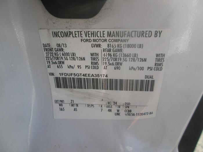 Used 2014 Ford F550 Flatbed Truck