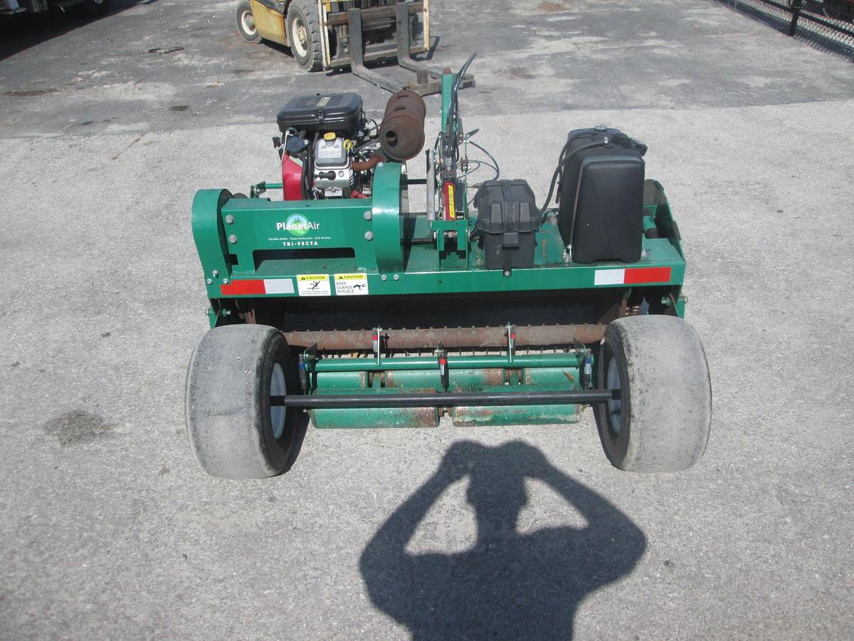 Used Planet Air Trifecta Pull Behind Aerator