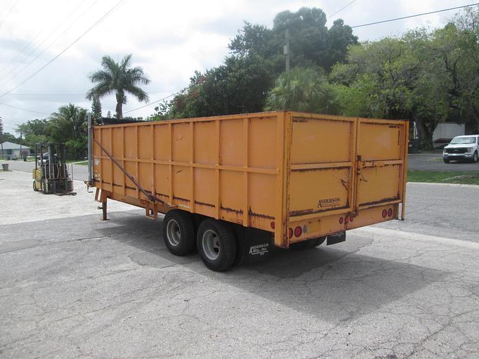 Used 2005 Anderson 20' Dump Trailer